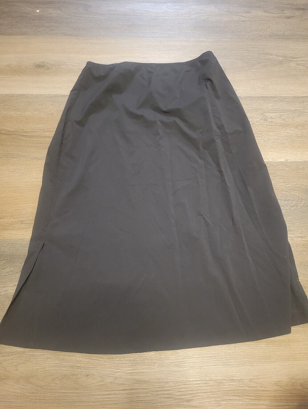 Uniqlo Black A-Line Midi Skirt